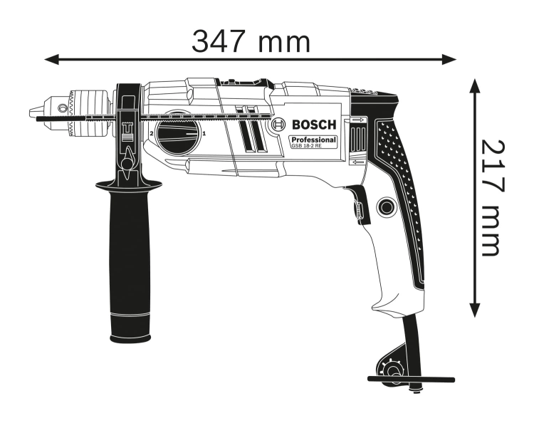 Wiertarka udarowa GSB 18-2 RE