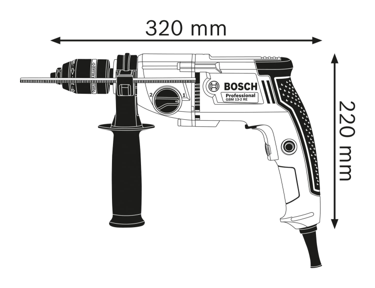 Wiertarka GBM 13-2 RE