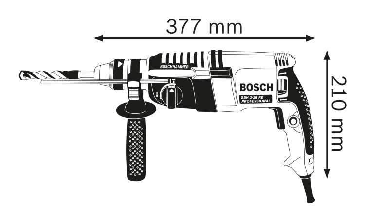 Młot udarowo-obrotowy GBH 2-26 DRE