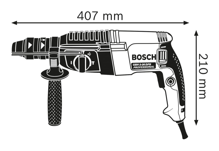Młot udarowo-obrotowy GBH 2-26 DFR