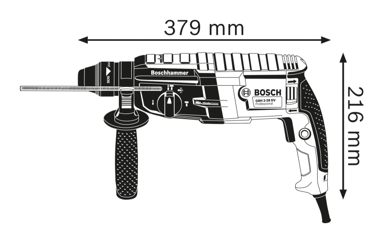 Młot udarowo-obrotowy GBH 2-28