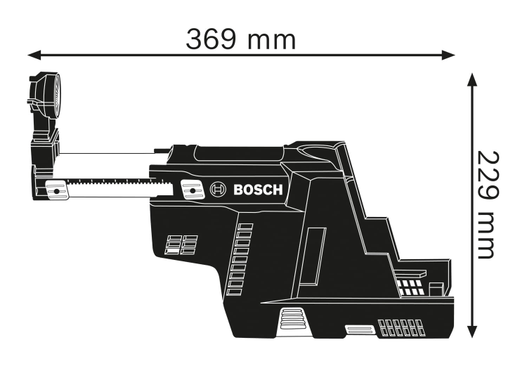 Systemem odsysania pyłu GDE 18V-16