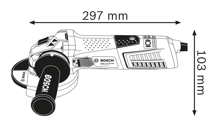 Szlifierka kątowa GWS 12-125