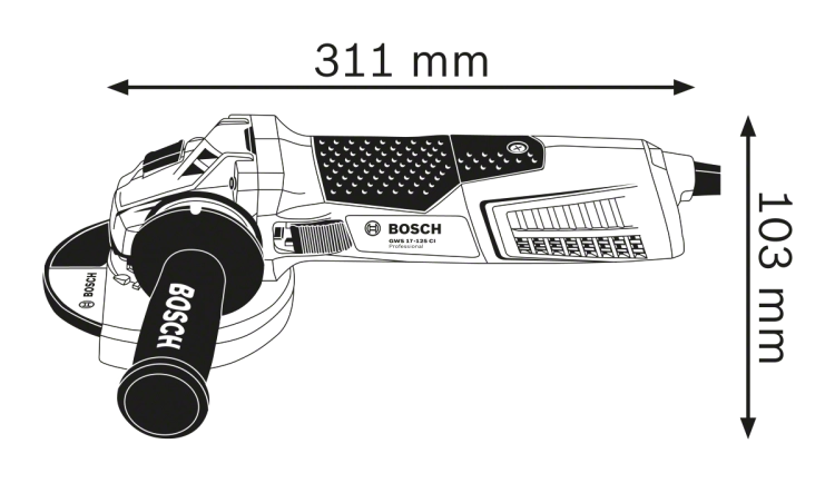 Szlifierka kątowa GWS 19-125 CIE