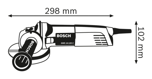 Szlifierka kątowa GWS 14-125 S