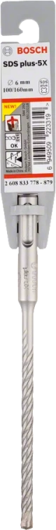 Wiertło Bosch SDS plus-5X 6x100x160