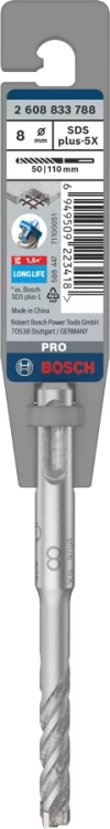 Wiertło Bosch SDS plus-5X 8x 50x110