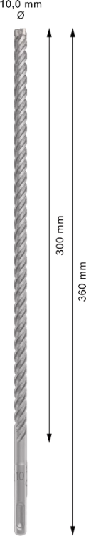 Wiertło Bosch SDS plus-5X 10x300x360