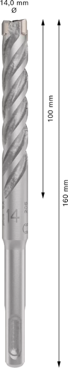 Wiertło Bosch SDS plus-5X
