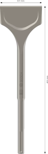 Dłuto łopatkowe SDS-max 400/115