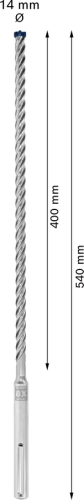 Wiertło SDS-max 8X Bosch 14x400x540