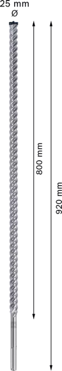 Wiertło SDS-max 8X Bosch 25x800x920