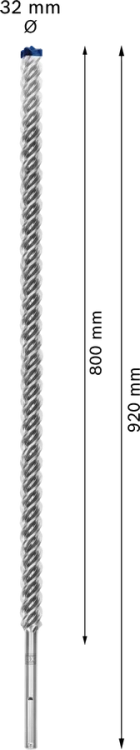 Wiertło SDS-max 8X Bosch 32x800x920