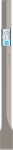 Dłuto HEX 28 płaskie 400/36 mm