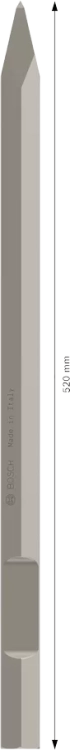 Dłuto HEX 28 szpic 520 mm