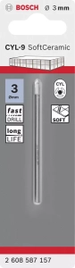 Wiertło ceramika CYL-9 Bosch Soft Ceramic  3x70 mm