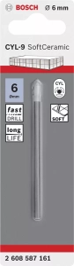 Wiertło ceramika CYL-9 Bosch Soft Ceramic  6x80 mm
