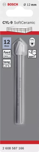Wiertło ceramika CYL-9 Bosch Soft Ceramic 12x90