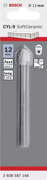 Wiertło ceramika CYL-9 Bosch Soft Ceramic 12x90