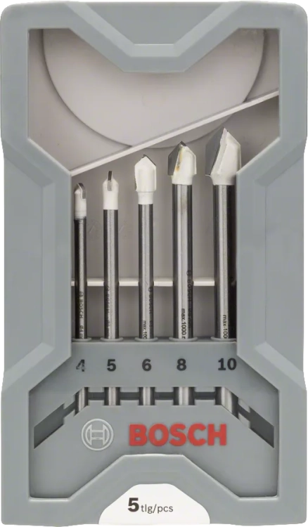 Zestaw 5 szt. wierteł do ceramiki CYL--9 Bosch Soft Ceramic