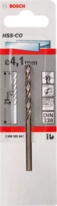 Wiertła metal Bosch HSS-Co 4,1x43x75 mm