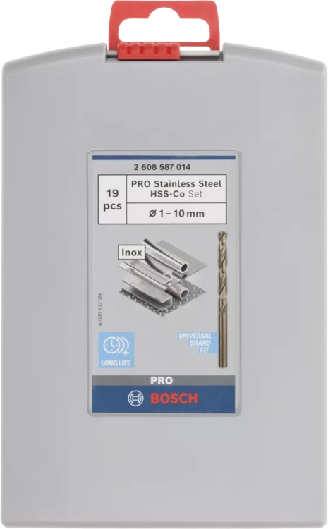Zestaw 19szt. wierteł do metalu Bosch HSS-CO