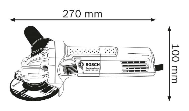Szlifierka  GWS 750-125