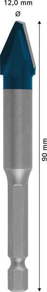 Wiertło EXPERT HEX-9 Bosch HardCeramic