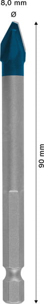 Wiertło EXPERT HEX-9 Bosch HardCeramic