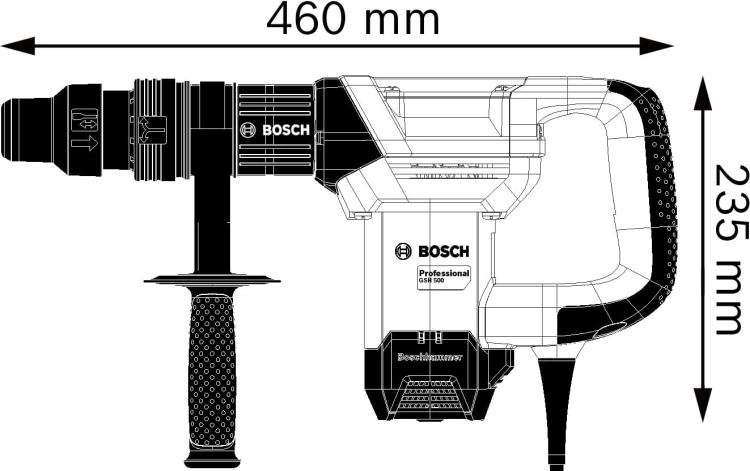 Młot udarowy GSH 500