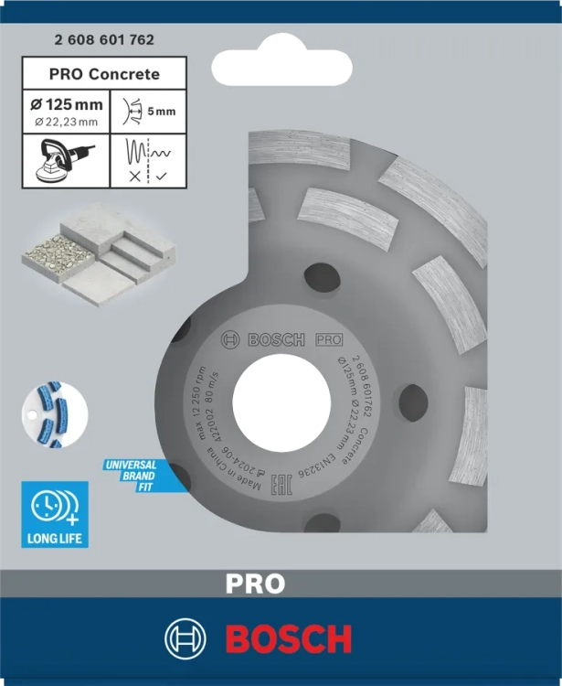 Tarcza diament garnkowa 125mm Expert for Concrete