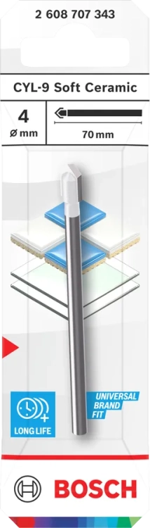 Wiertło ceramika CYL-9 Bosch Soft Ceramic 4x70