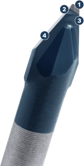 Wiertła EXPERT HEX-9 Bosch HardCeramic
