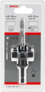 Uchwyt Bosch do otwornic Hex 1/4"  32-76 mm 
