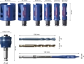 Zestaw uniwersalnych otwornic Bosch EXPERT Construction Material
