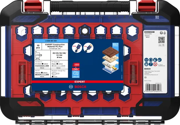 Zestaw uniwersalnych otwornic Bosch EXPERT Construction Material