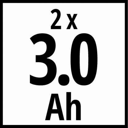 Zestaw akumulatorów EINHELL 18V 2x3Ah PXC PLUS
