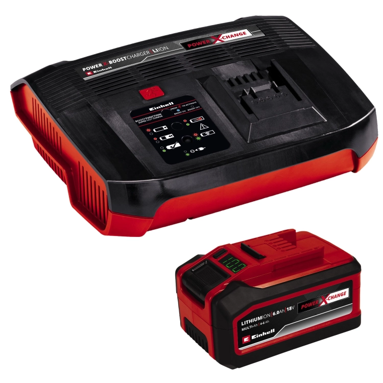 Zestaw zasilający EINHELL 18V 1x4-6Ah + szybka ładowarka BOOST PXC