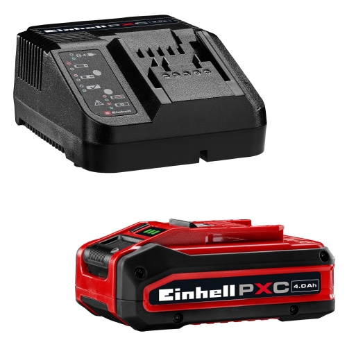 Zestaw zasilający EINHELL 18V 1x4Ah PLUS + ładowarka PXC