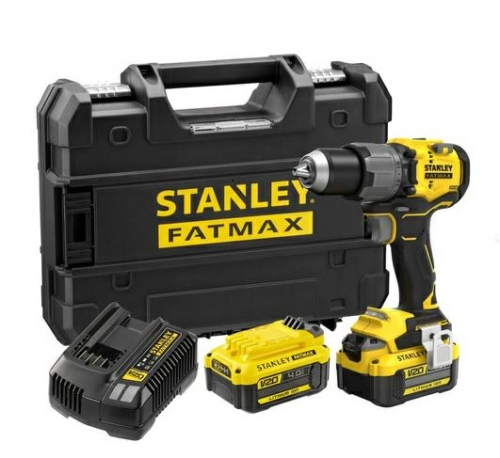 Akumulatorowa wiertarko-wkrętarka STANLEY FATMAX SFMCD726M2T 18V V20 2x4Ah