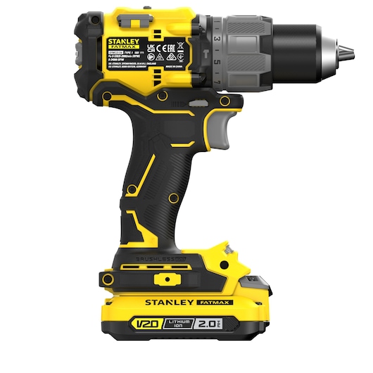 Akumulatorowa wiertarko-wkrętarka STANLEY FATMAX SFMCD726M2T 18V V20 2x4Ah
