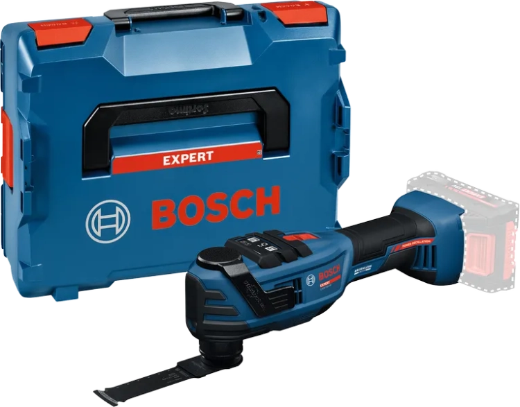 Akumulatorowe narzędzie wielofunkcyjne Bosch EXOP18V-40 solo L-BOXX