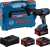 Akumulatorowa wiertarko-wkrętarka udarowa Bosch EXSB18V-150 2x8Ah 1x5,5Ah L-BOXX