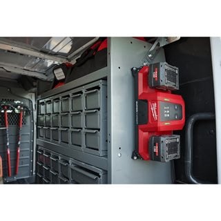 Ładowarka podwójna mobilna super szybka MILWAUKEE M18MDBSC