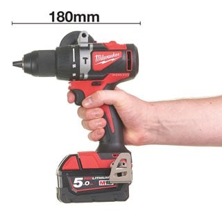 Wiertarko-wkrętarka udarowa MILWAUKEE M18BLPD2-502X