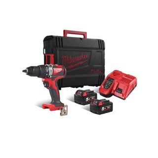 Wiertarko-wkrętarka udarowa MILWAUKEE M18BLPD2-502X