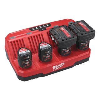 Ładowarka 4-portowa 12V MILWAUKEE M12 C4