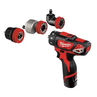 Wiertarko-wkrętarka z wymiennym uchwytem 12V MILWAUKEE M12 BDDXKIT-202C