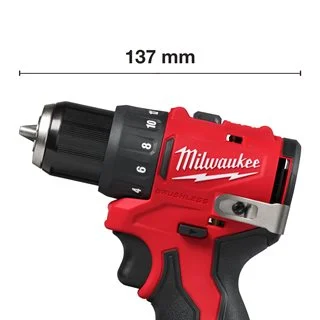 Bezszczotkowa wiertarko-wkrętarka 12V MILWAUKEE M12 BLDDRC-202C