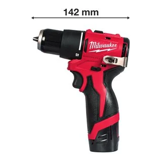 Wiertarko-wkrętarka udarowa 12V MILWAUKEE M12 BLPDRC-202C